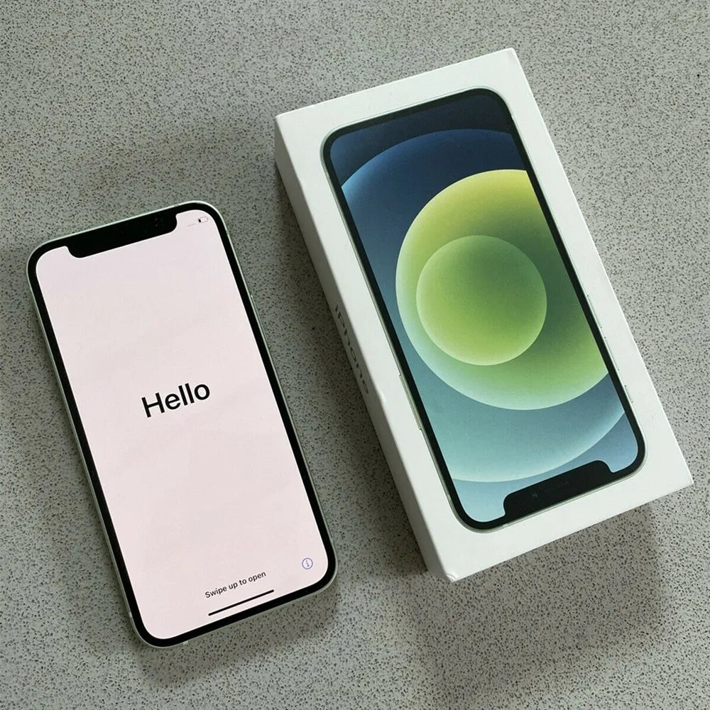 (Refurbished) Apple iPhone 12 Mini 64GB 128GB 256GB ROM 4GB RAM 5.4" Genuine OLED A14 Face ID NFC Original 5G