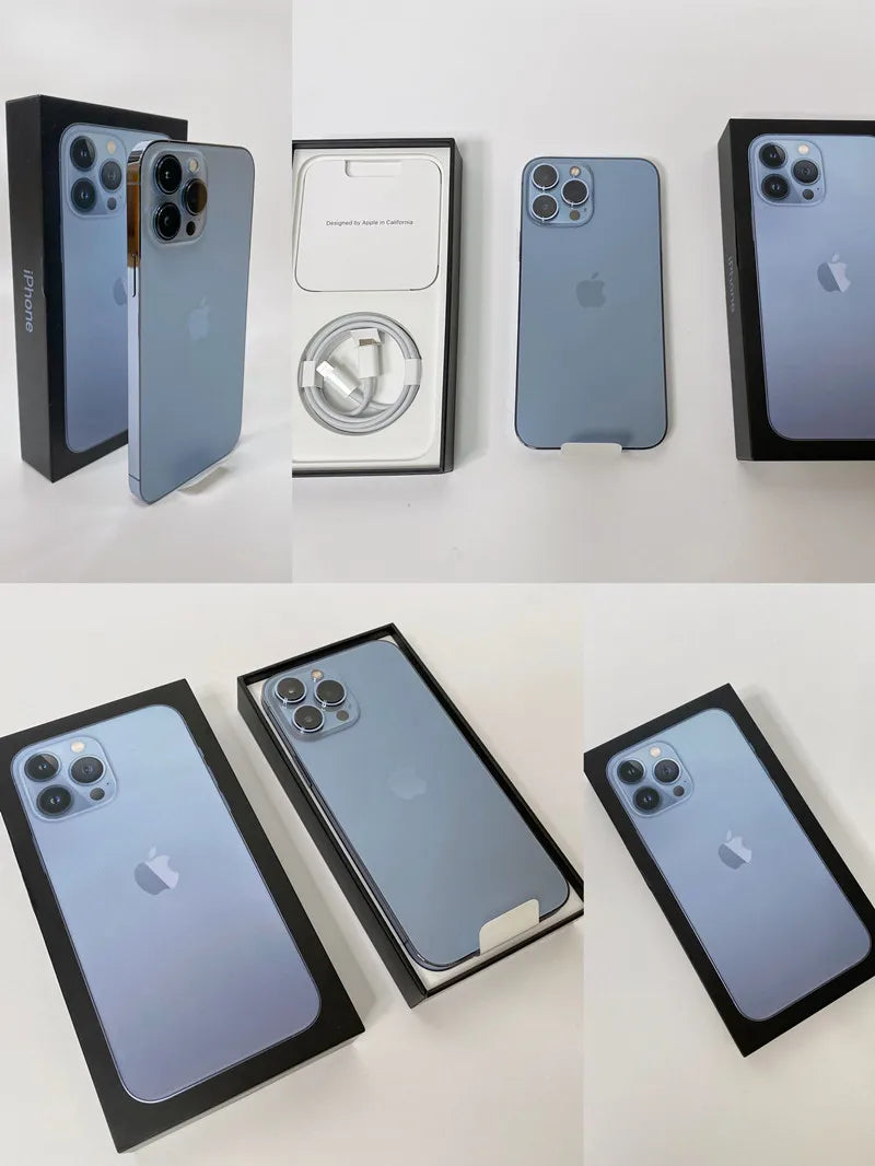 (Refurbished) Apple iPhone 13 Pro 128/256/512GB/1TB ROM 6.1" Super Retina OLED RAM 6GB A15 IOS Face ID NFC 5G Smartphone 13pro