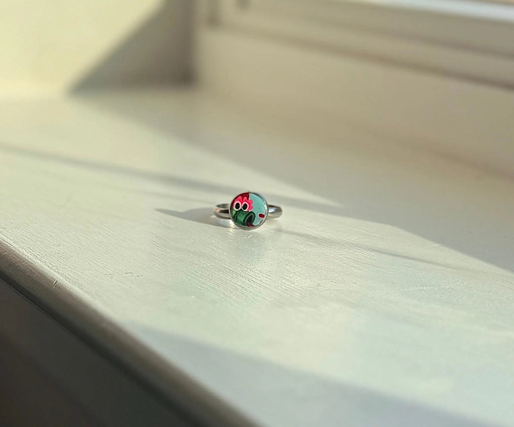 Hand-Painted Phillie Phanatic 10mm Adjustable Ring