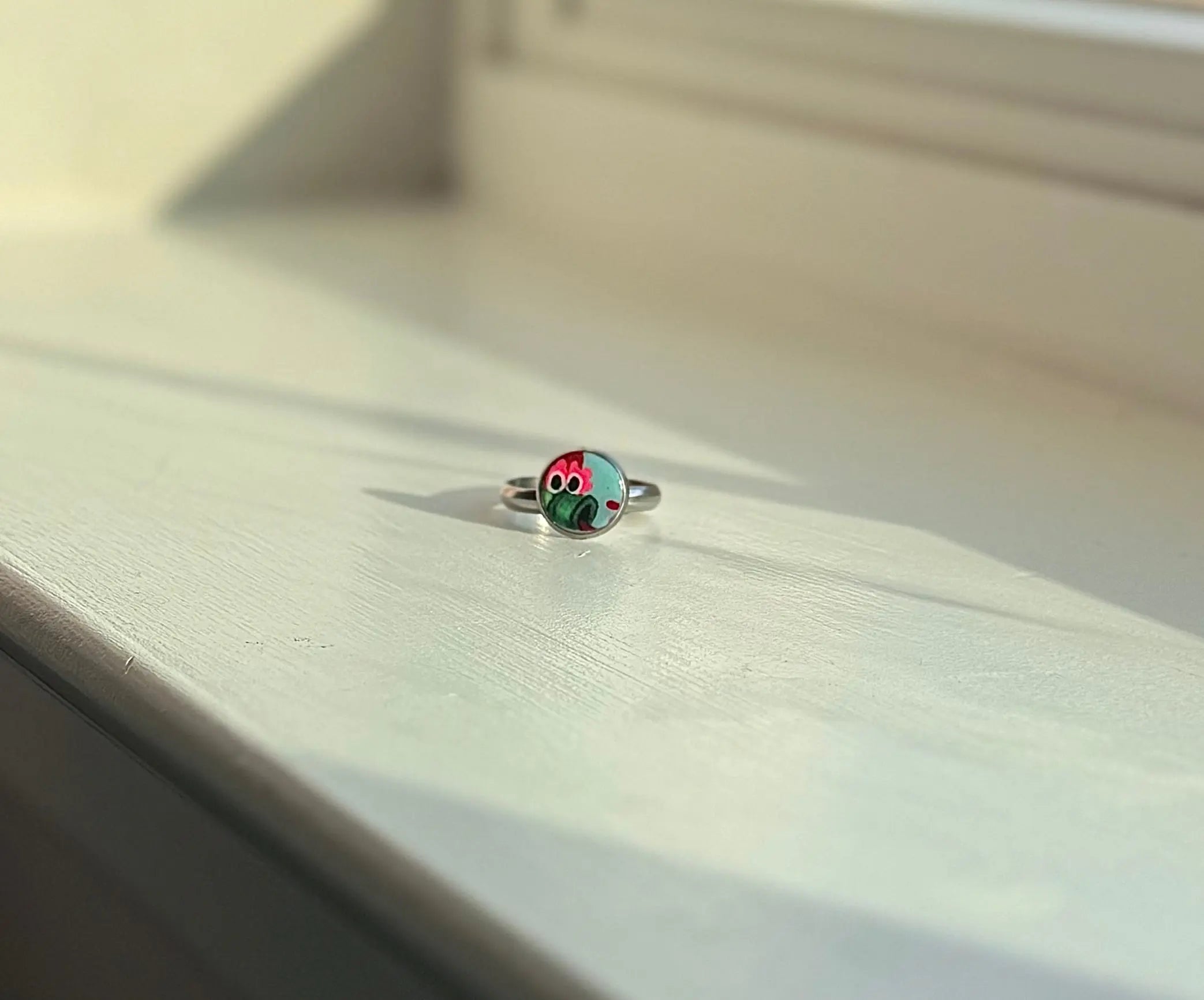 Hand-Painted Phillie Phanatic 10mm Adjustable Ring