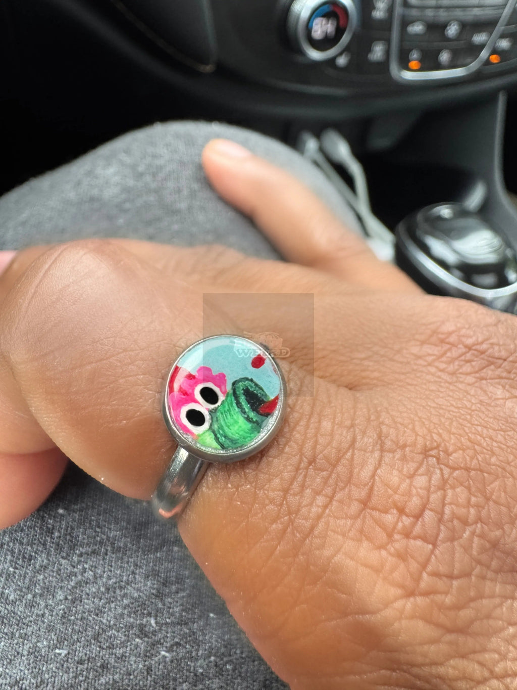 Hand-Painted Phillie Phanatic 10mm Adjustable Ring