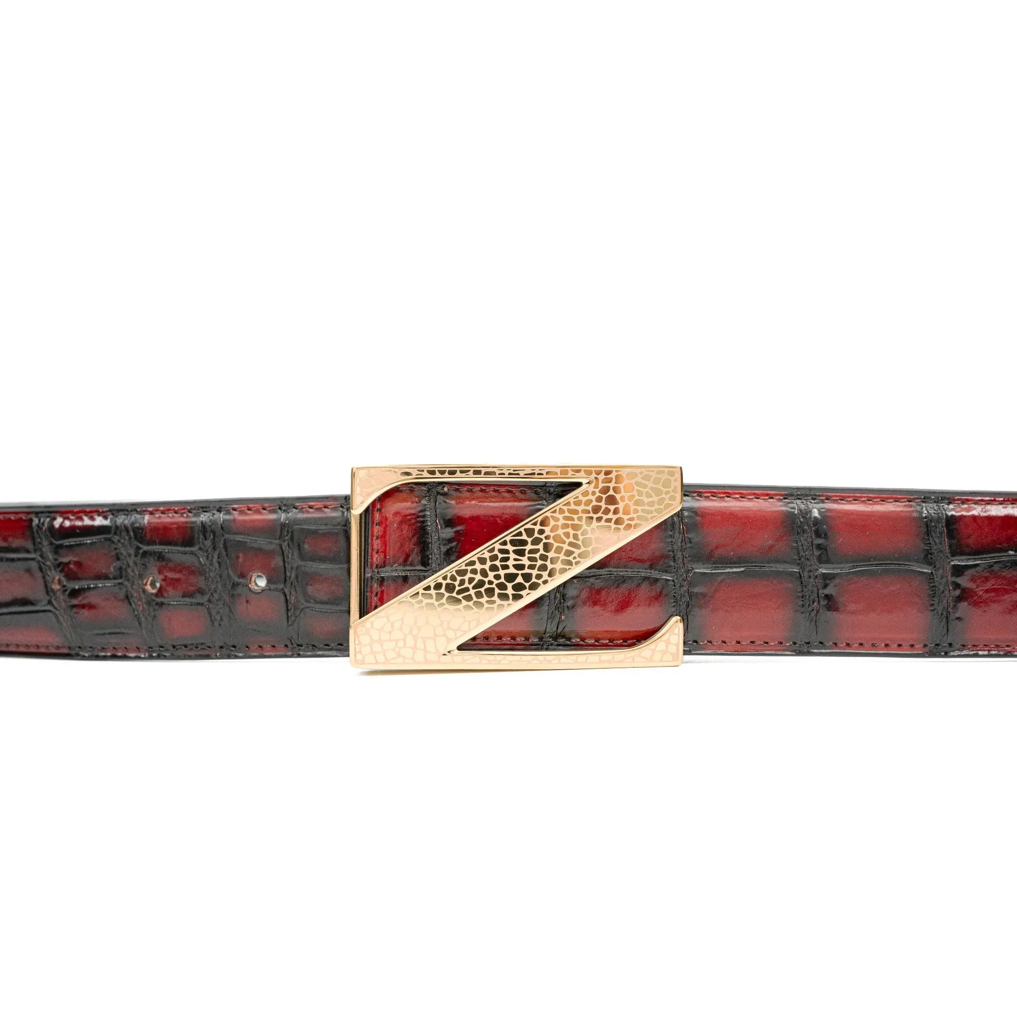 Handcrafted Alligator Leather Belts DVG134