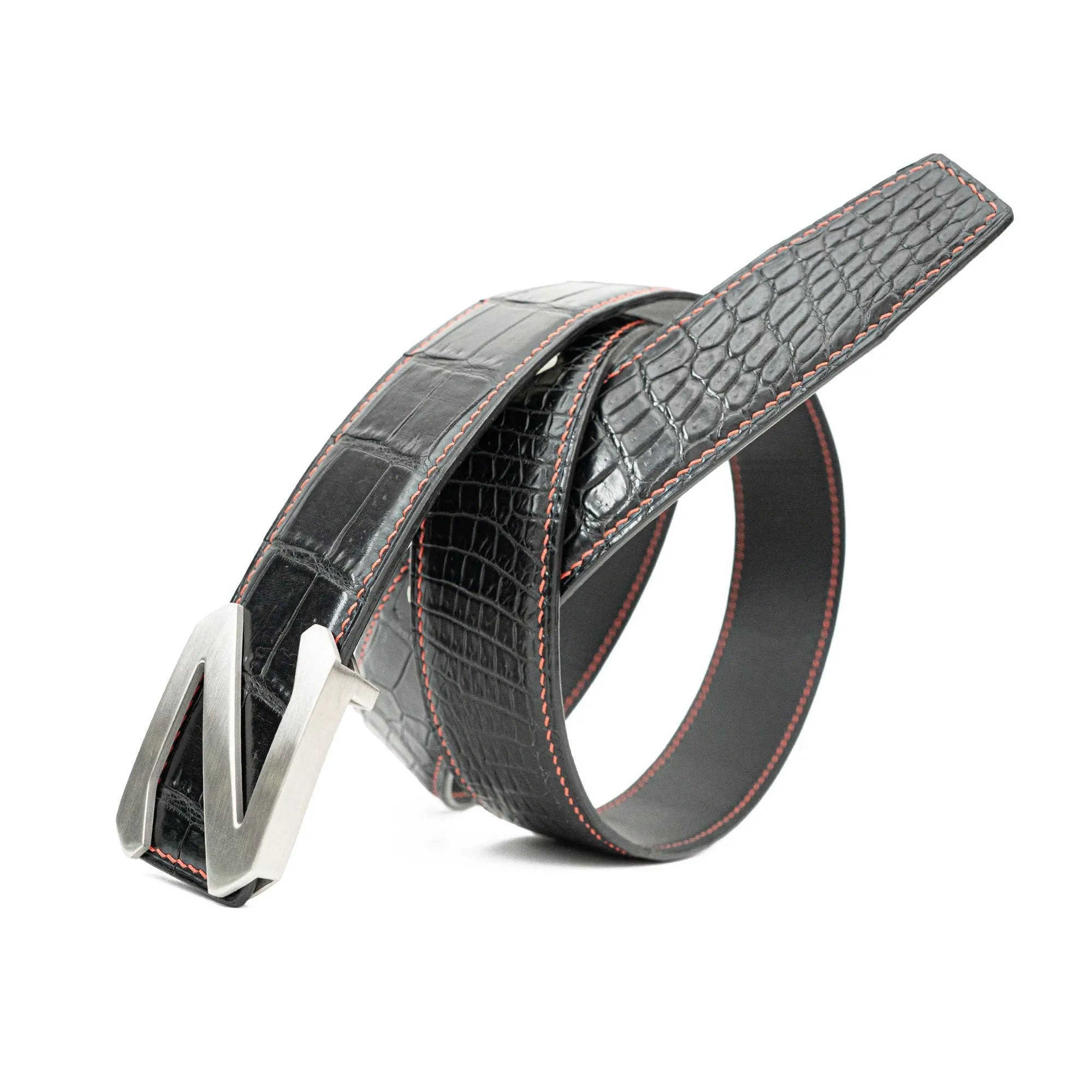 Handcrafted Alligator Leather Belts DVG199