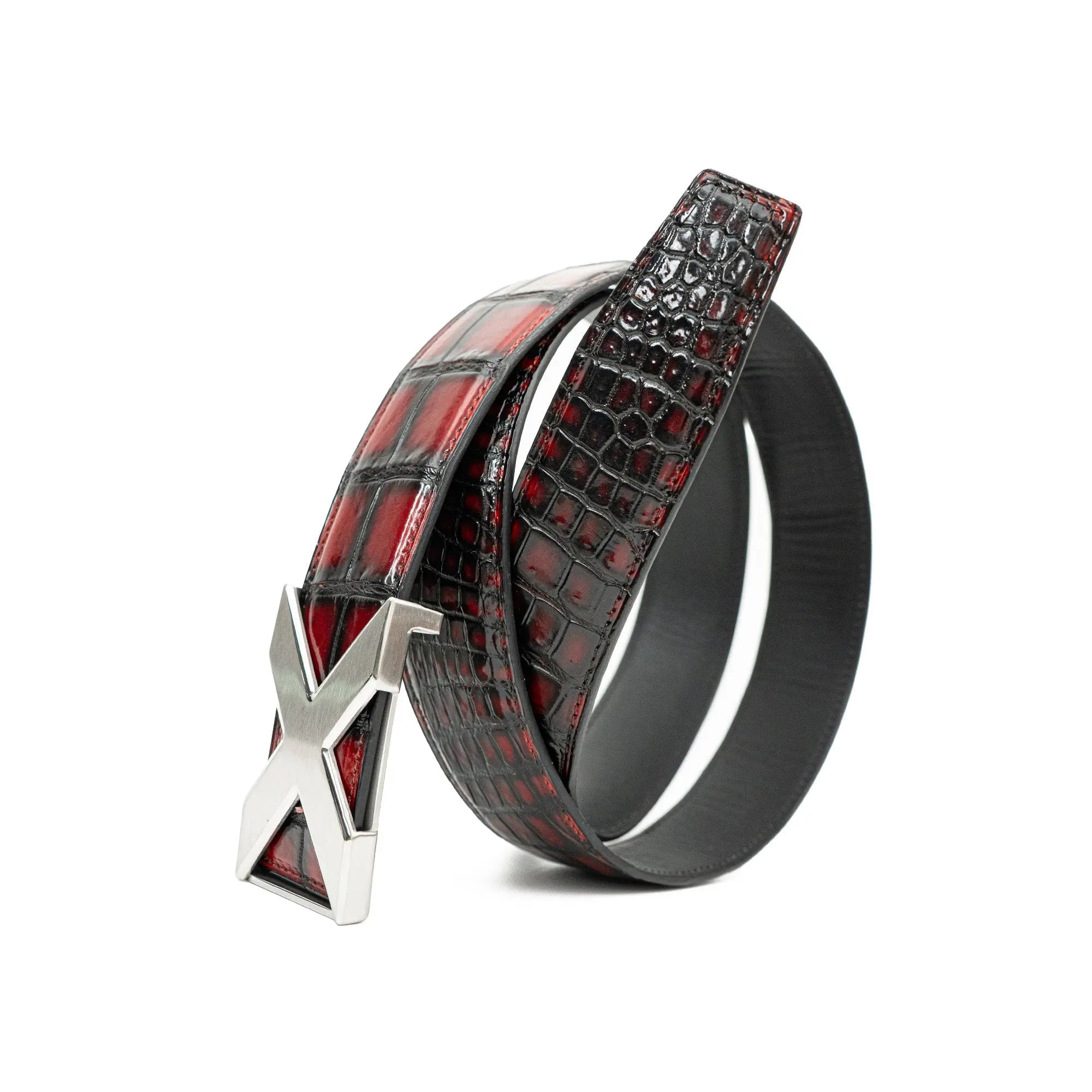 Handcrafted Alligator Leather Belts DVG220