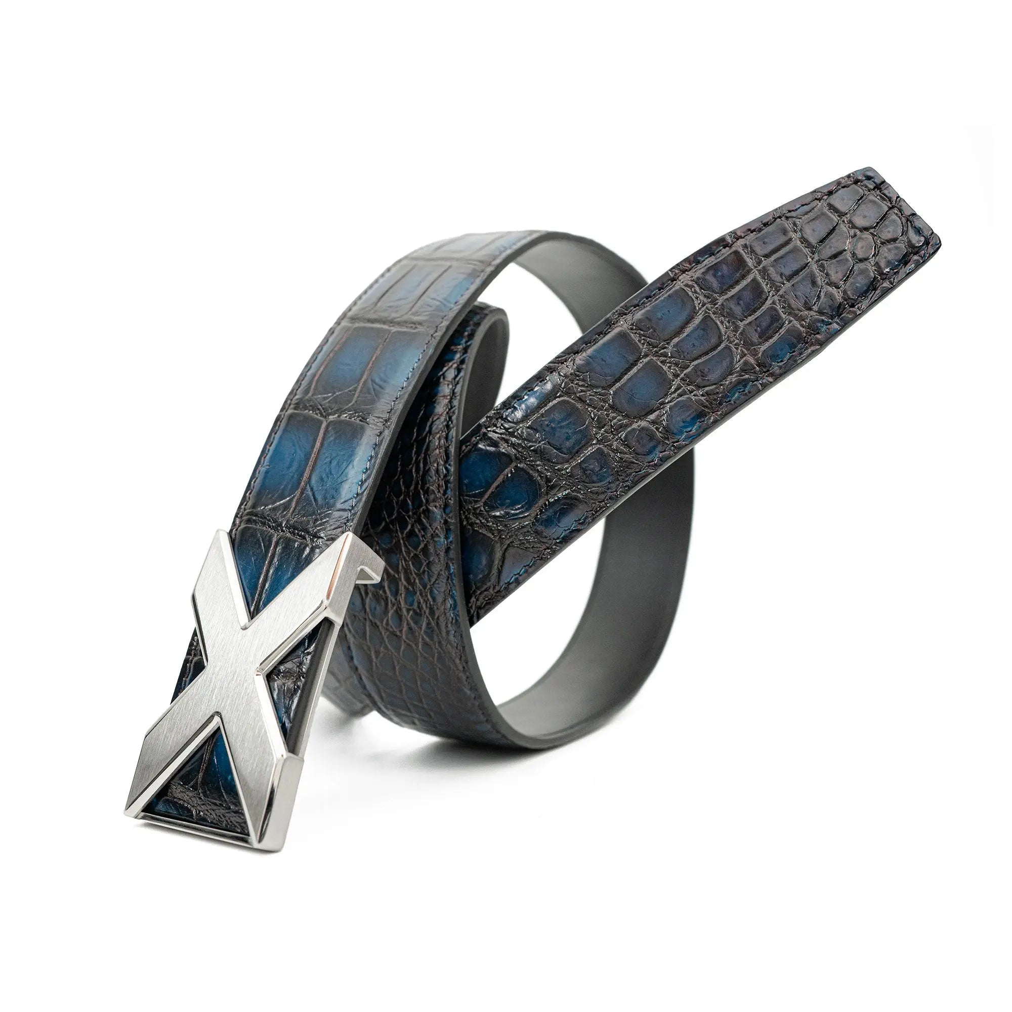 Handcrafted Alligator Leather Belts DVG238