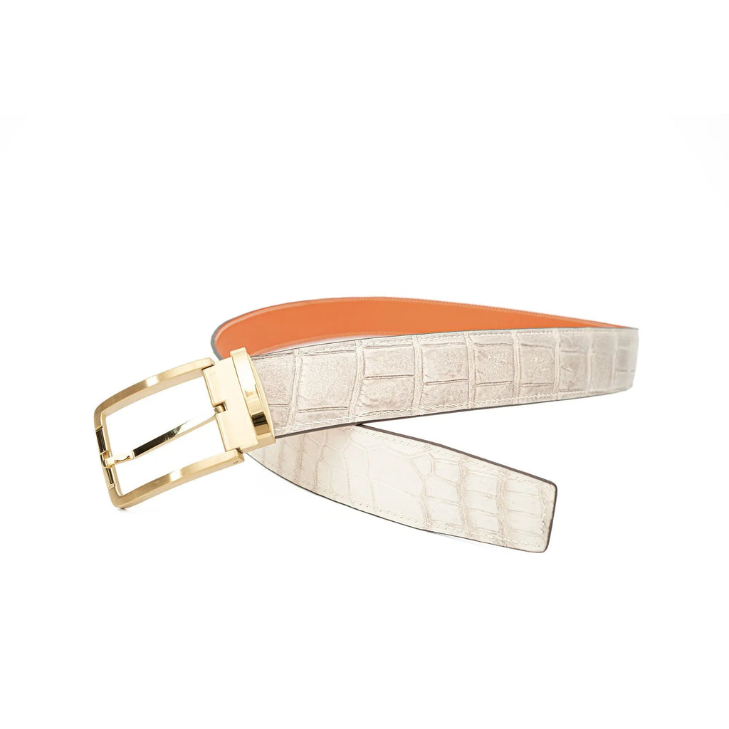 Handcrafted Alligator Leather Belts DVG285