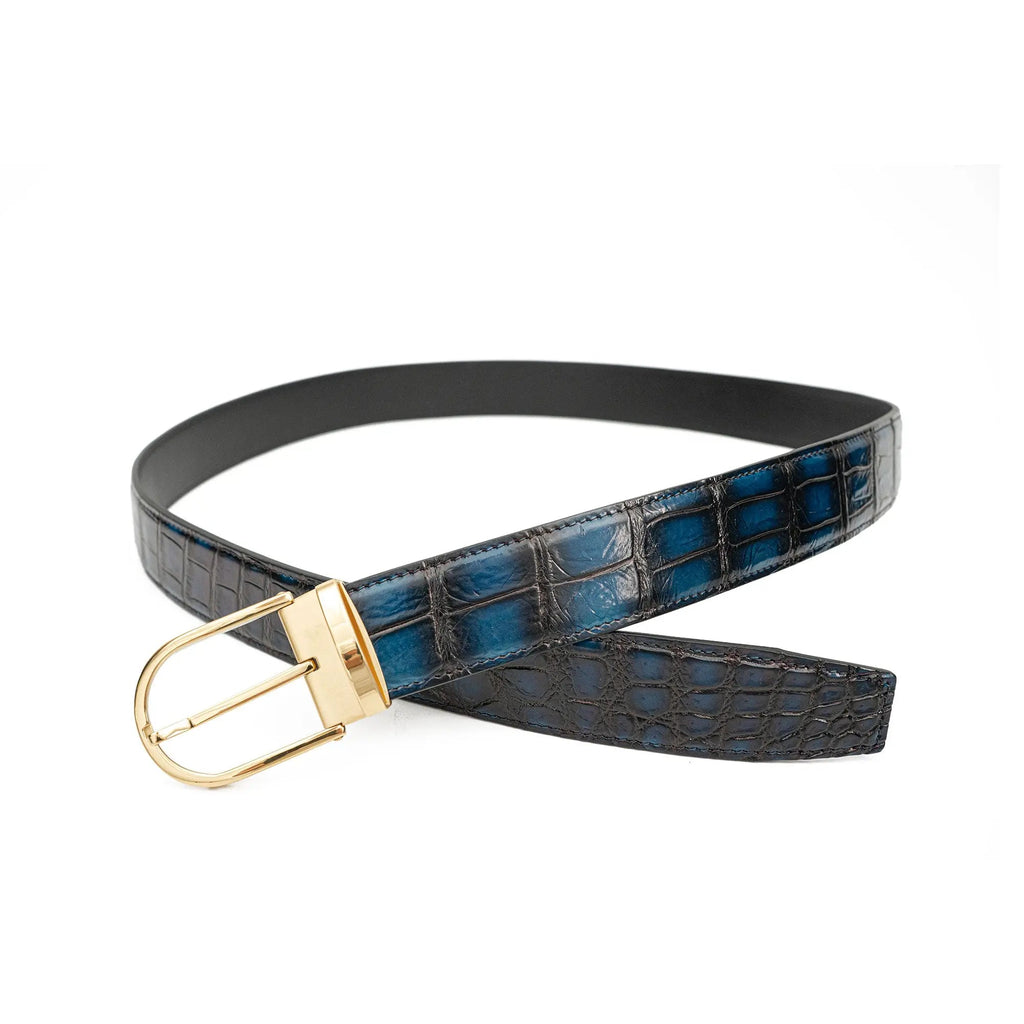 Handcrafted Alligator Leather Belts DVG331