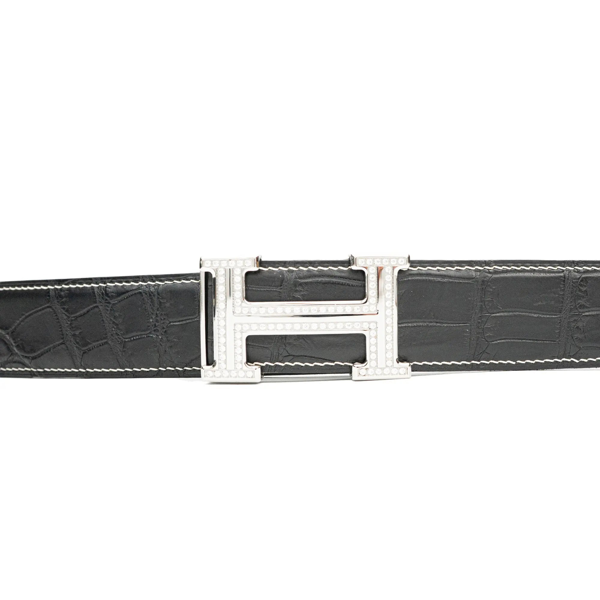 Handcrafted Alligator Leather Belts DVG59