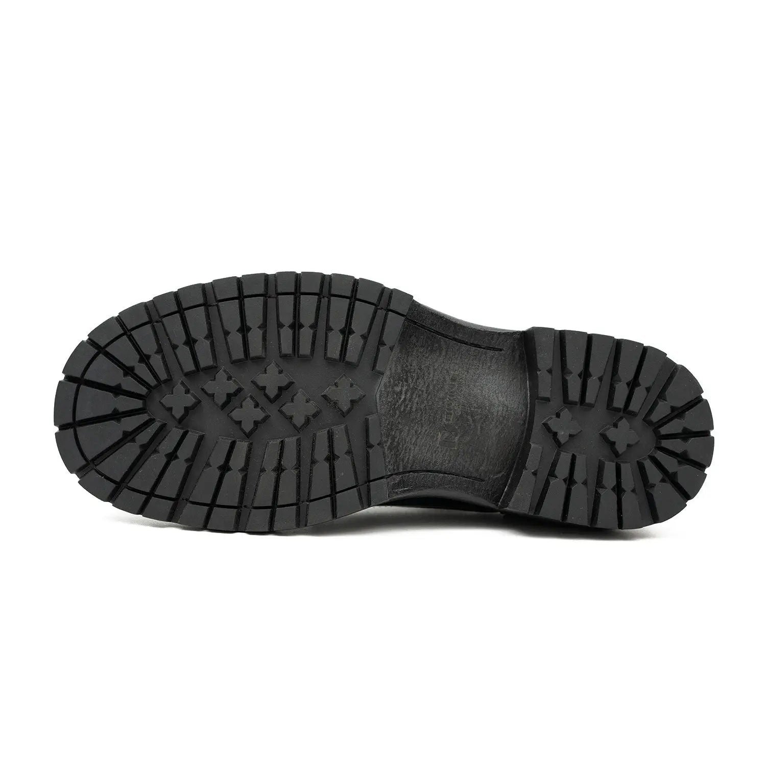 Handcrafted Big Toe Derby Shoes with Thick Sole  Blue