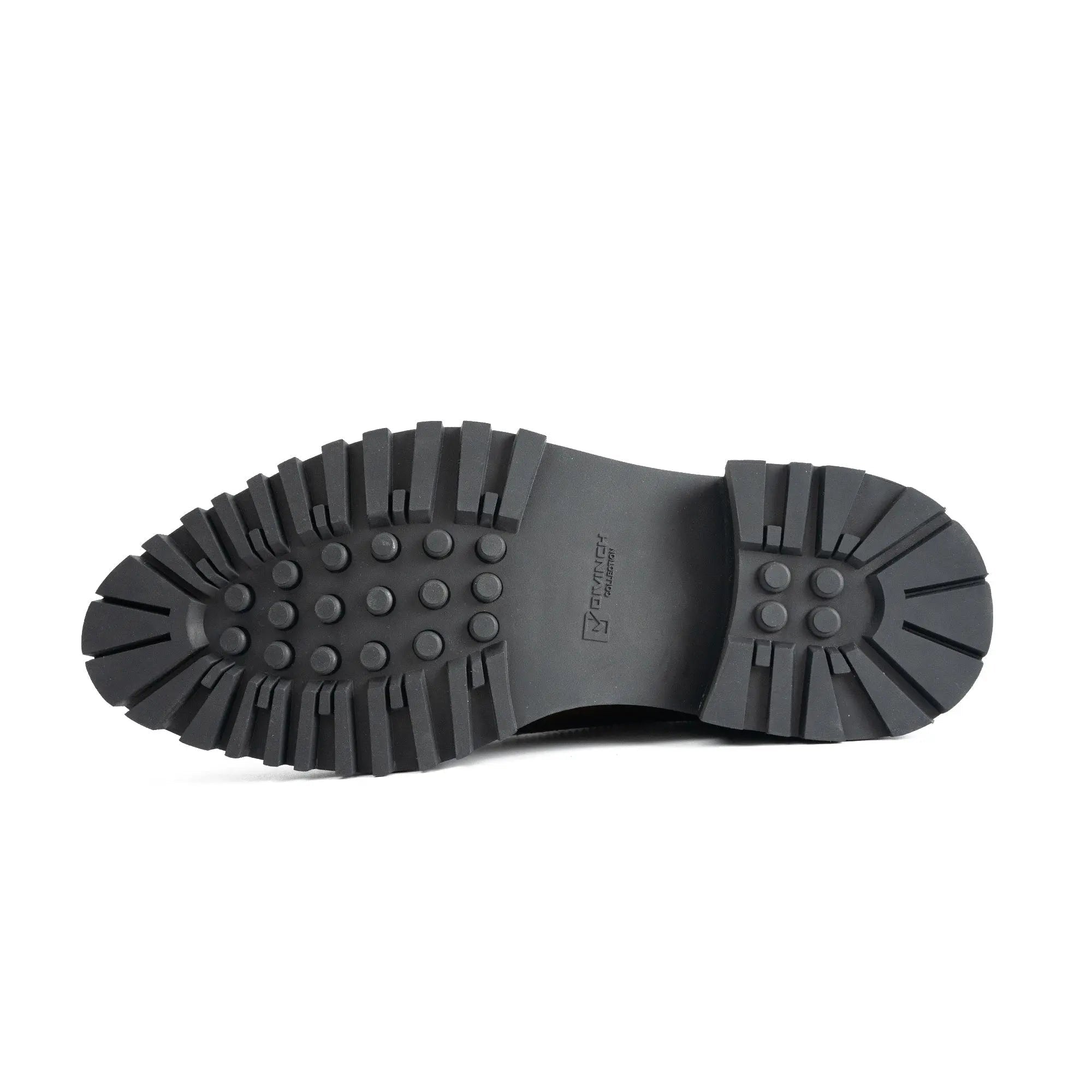 Handmade Chunky - sole Brogue Shoes Brown