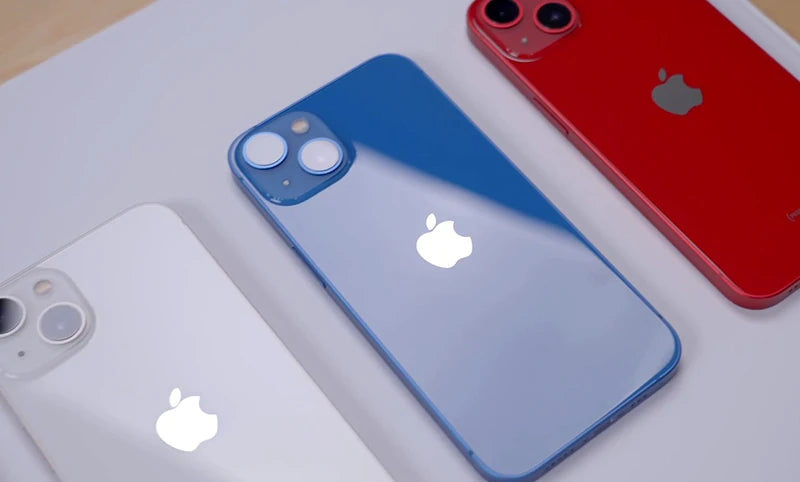 (Refurbished) Original Apple iPhone 13 Dual Sim 2Sim 128GB 256GB ROM 6.1" Retina OLED A15 Face ID NFC Unlocked