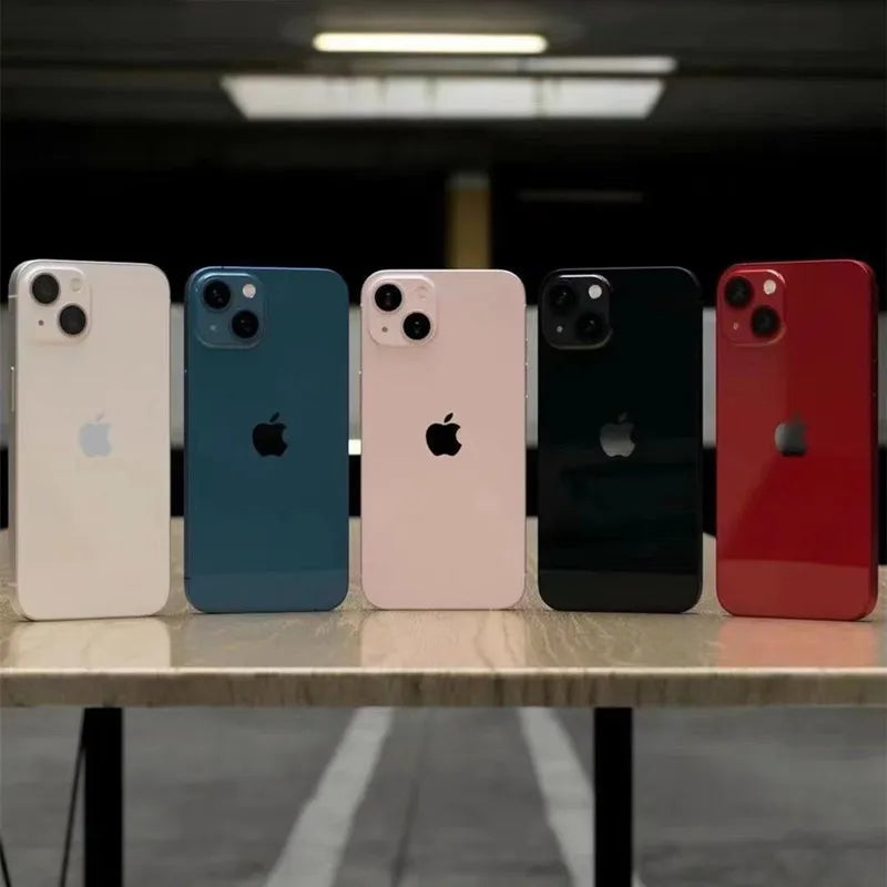 (Refurbished) Original Apple iPhone 13 Dual Sim 2Sim 128GB 256GB ROM 6.1" Retina OLED A15 Face ID NFC Unlocked