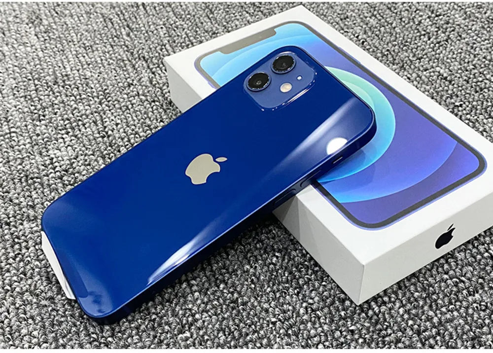 (Refurbished) Apple iPhone 12 Mini 64GB 128GB 256GB ROM 4GB RAM 5.4" Genuine OLED A14 Face ID NFC Original 5G