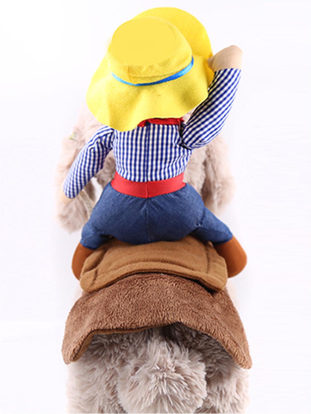 Hilarious Cowboy Rider Christmas Pet Costume | NCS