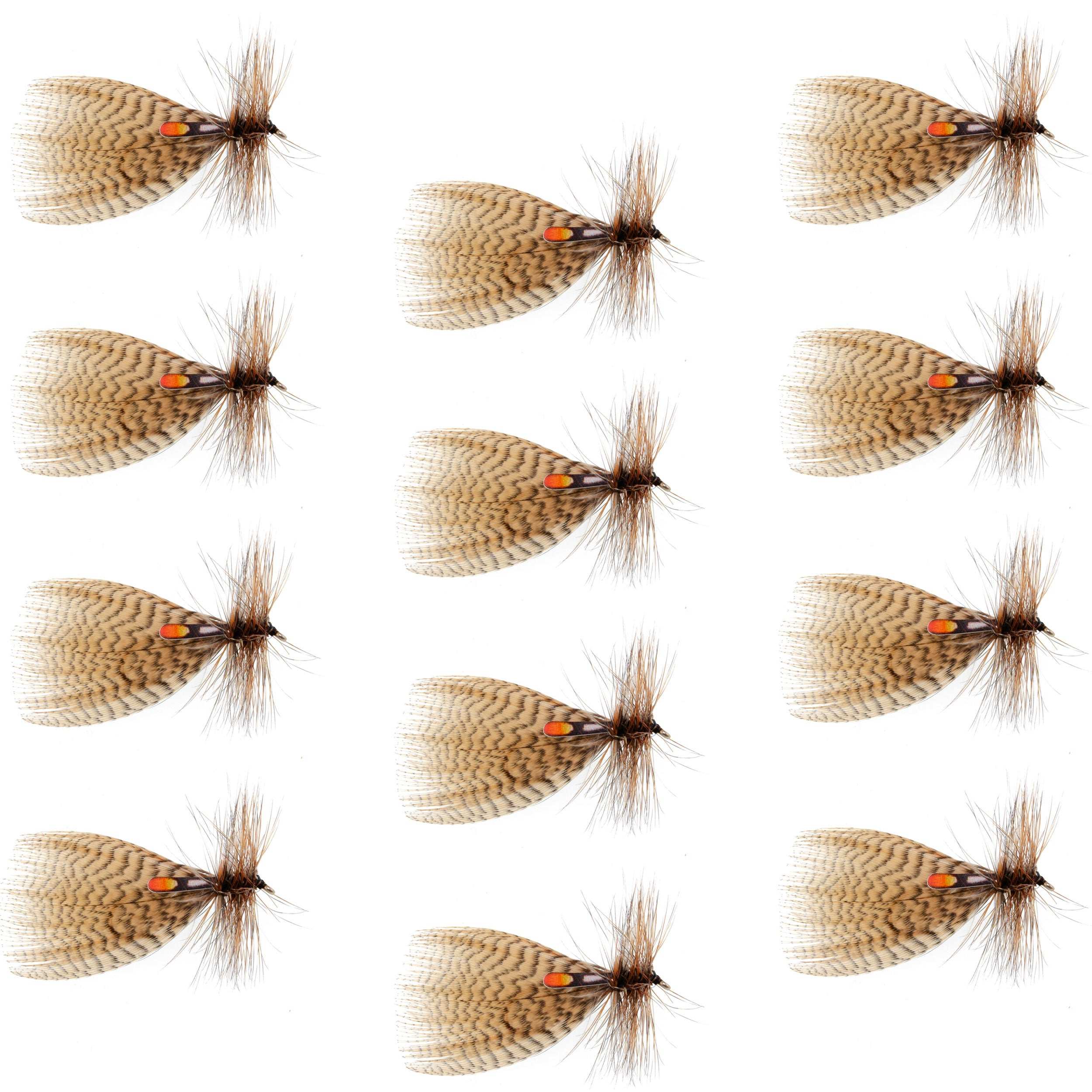 Hornberg Special Trout and Bass Streamer or Dry Fly - 12 Flies - Hook Size 6