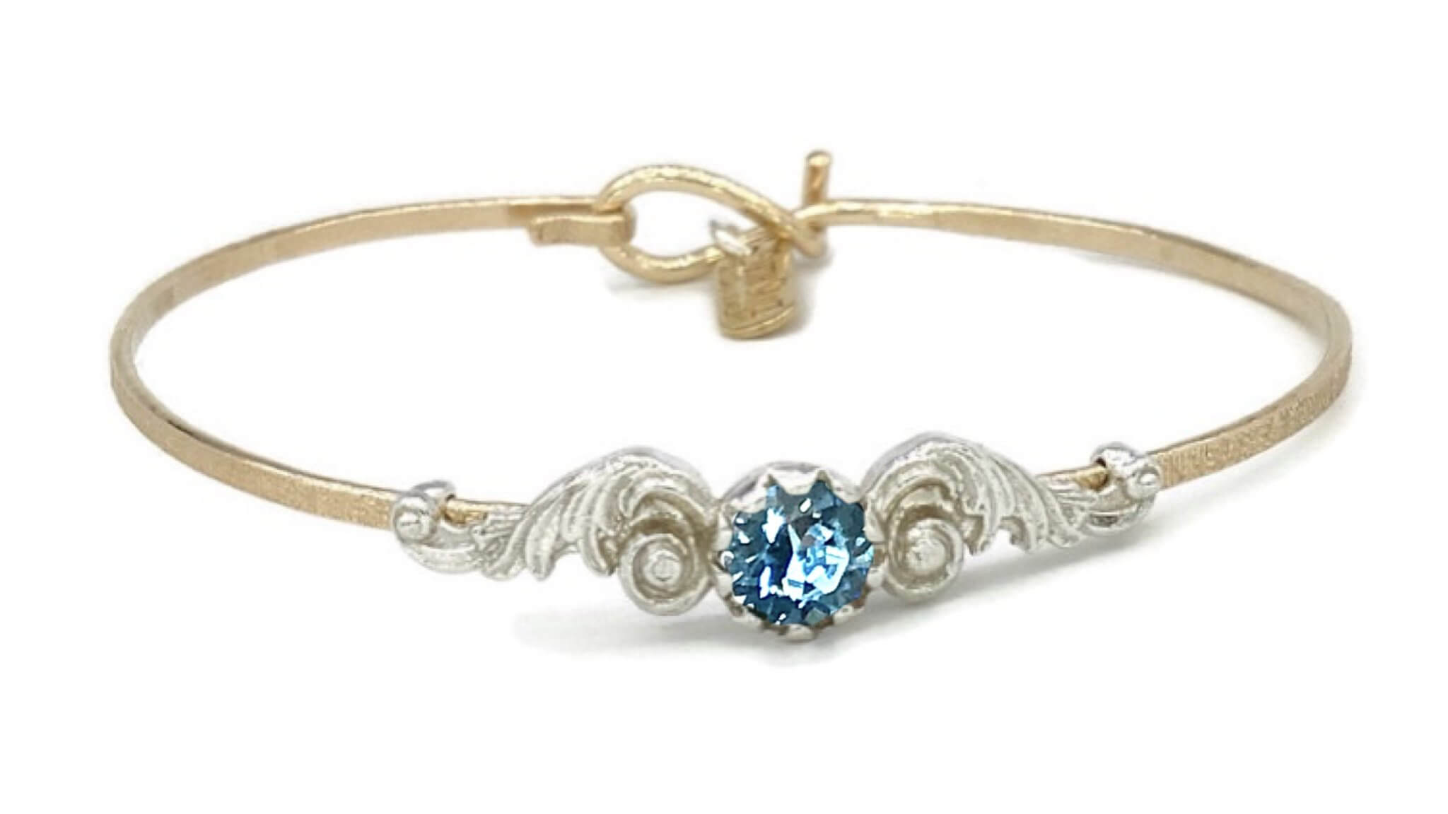 Angel Wings Birthstone Colors Bracelet