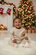 Muslin Apricot Sherpa 2 Piece Set