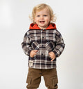 Hooded Plaid 2 Piece Set