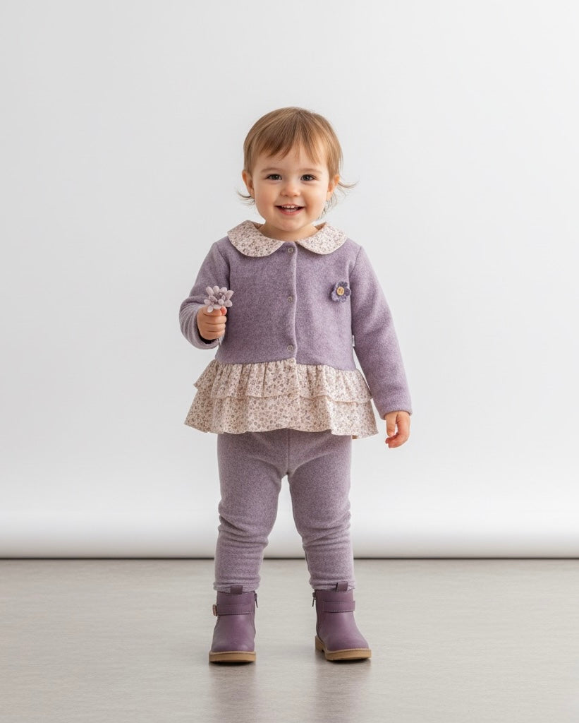 Amelia Set – Lilac with Top & Leggings