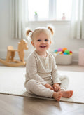 Beige Speckled 2 Piece Set