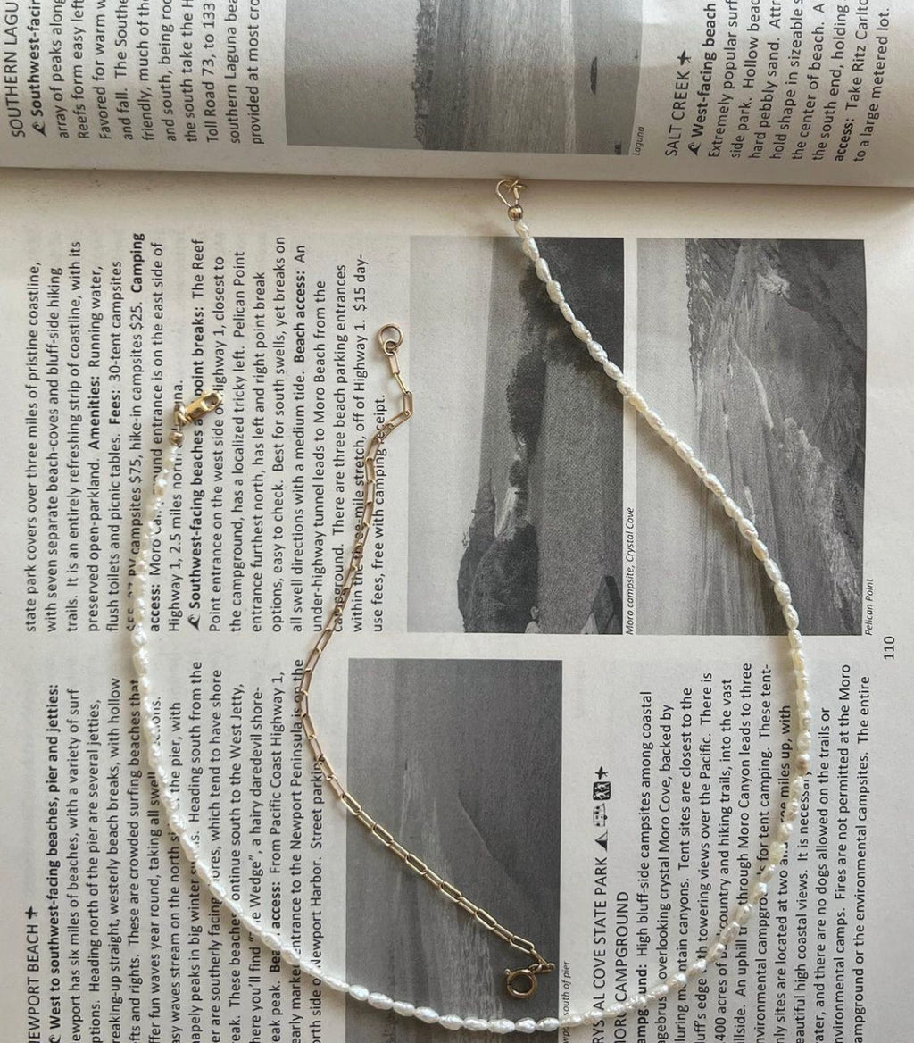Petite Vintage Pearl Necklace