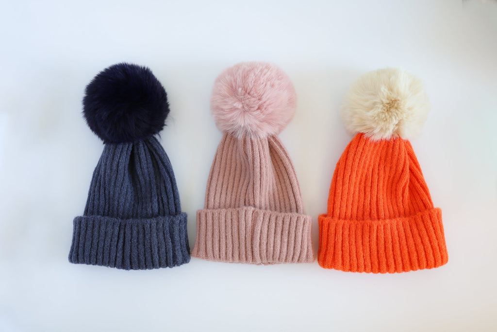 Eloise Pom Pom Beanie for Kids & Baby
