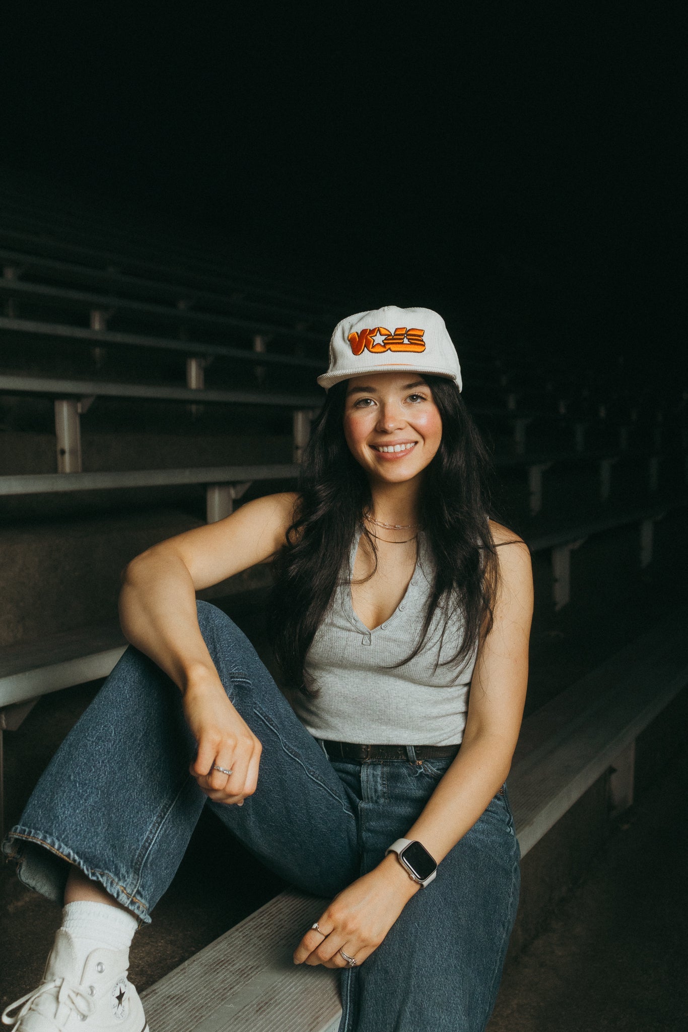 Corduroy White Vols Star