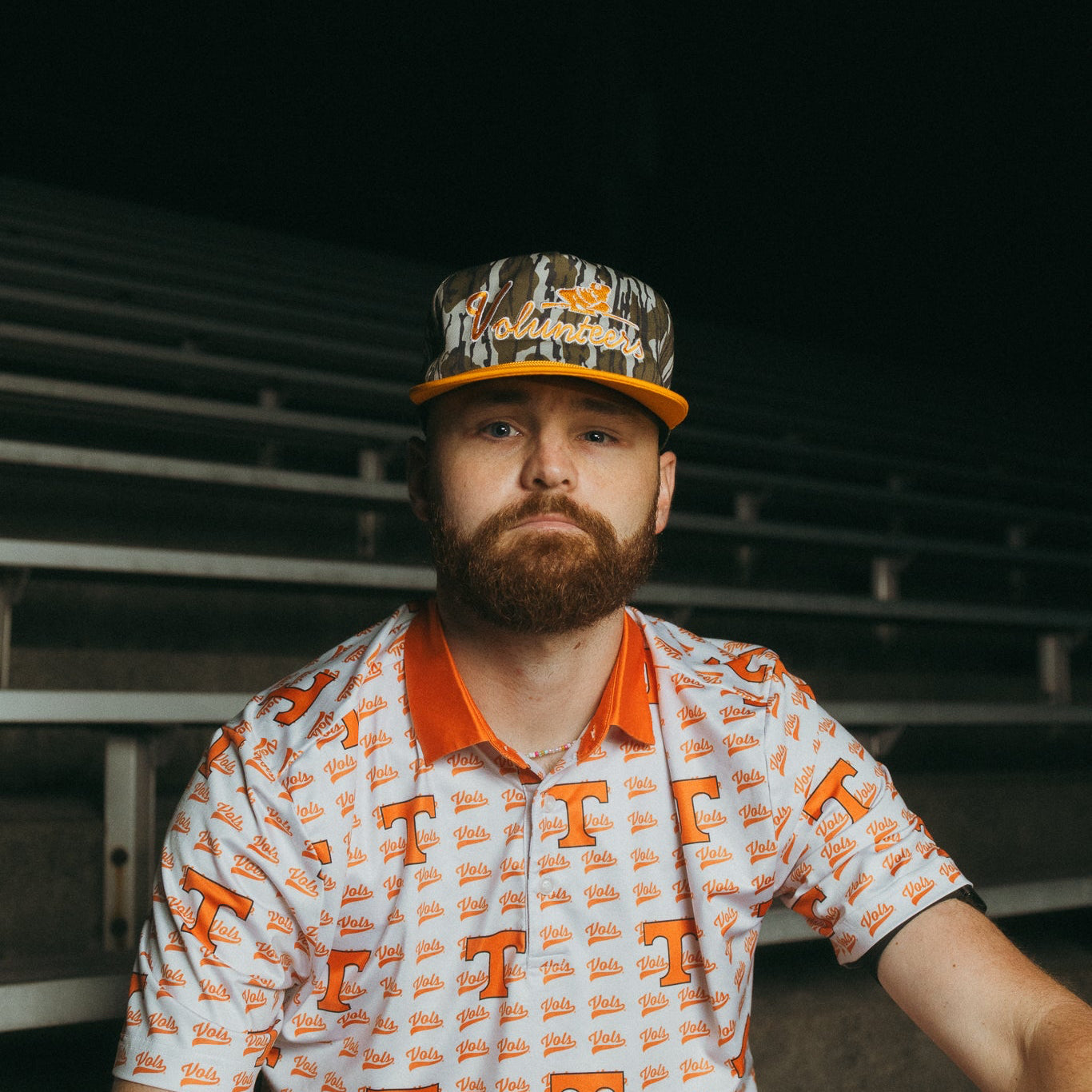 Camo Cursive Volunteers