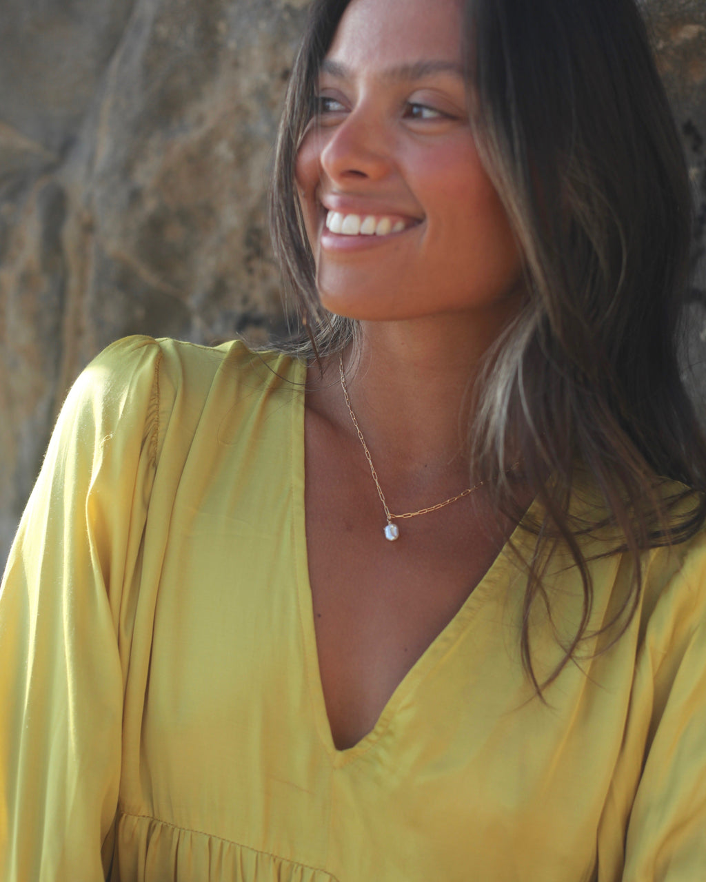 Keishi Pearl Necklace