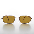 Rectangular Glass Lens Vintage Sunglass - Justin