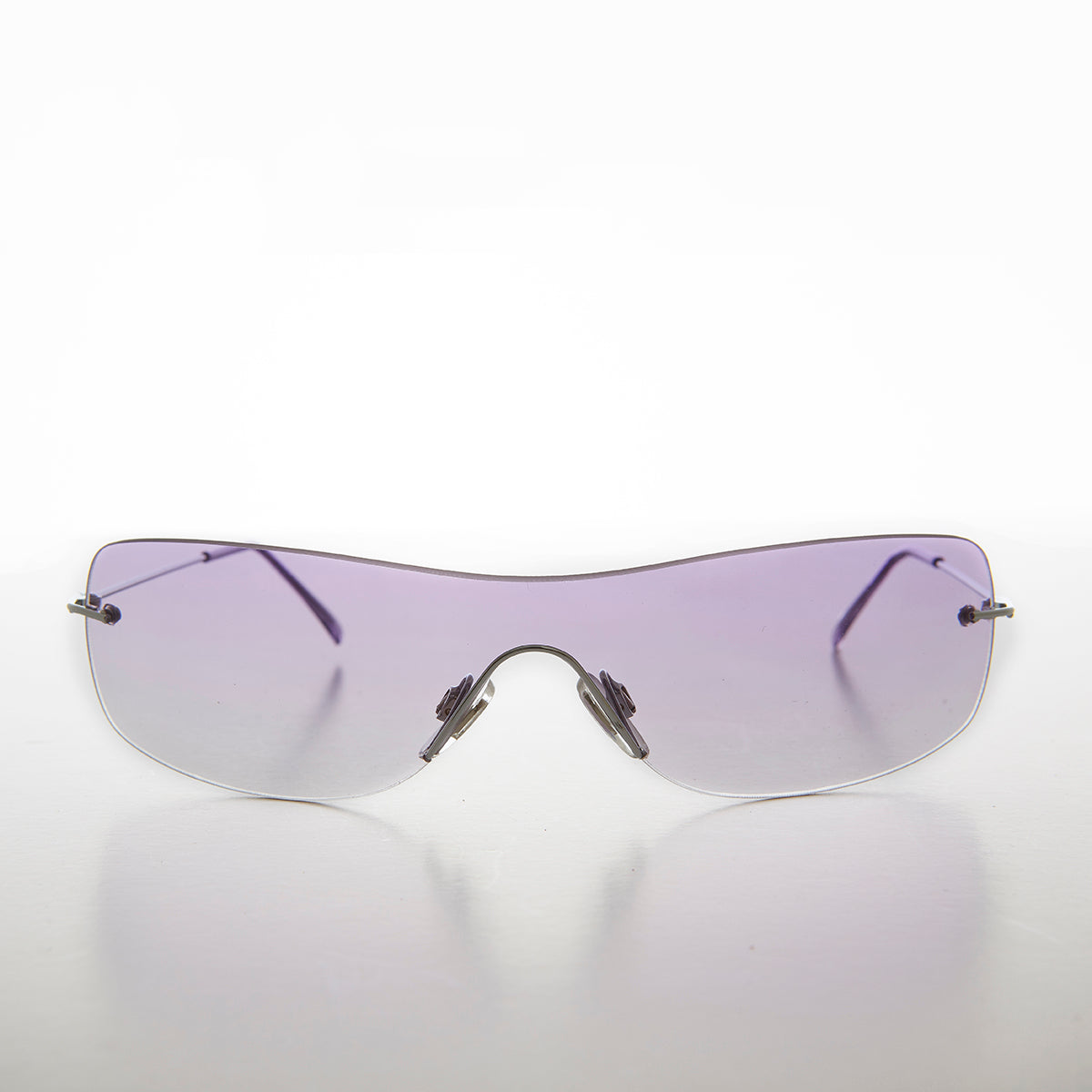 Colored Lens Shield Vintage Sunglass - Kai