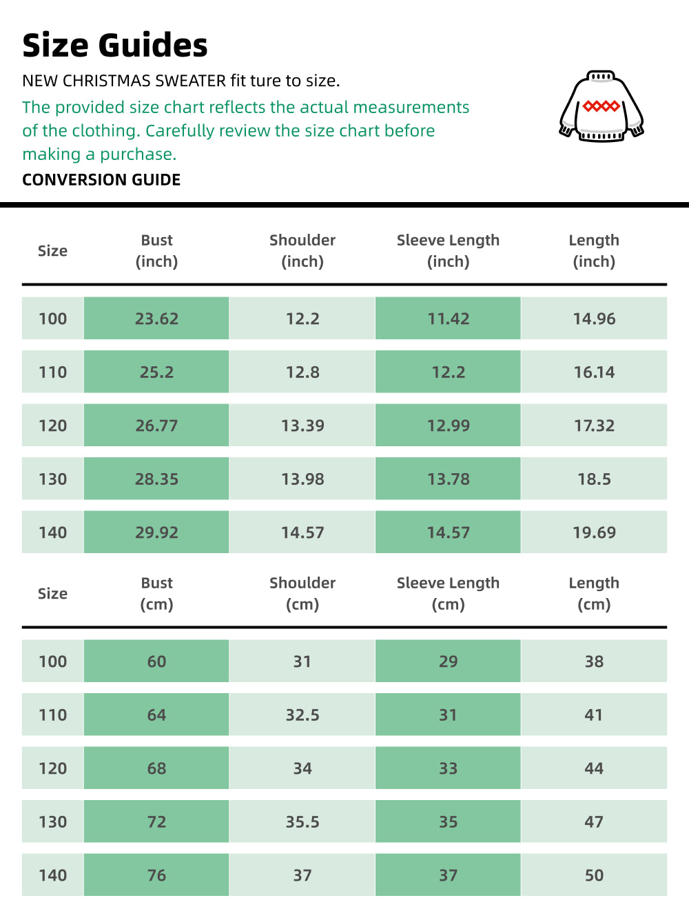 Kids Reindeer Jacquard Christmas Holiday Sweater | NCS