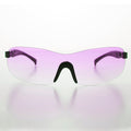 Y2K Wrap Shield Rimless Vintage Sunglass - Lance