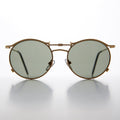 Round 90s Goth Vintage Sunglass - Mackaveli