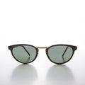 Small Cat Eye Sunglass with Gold Accents - Mara
