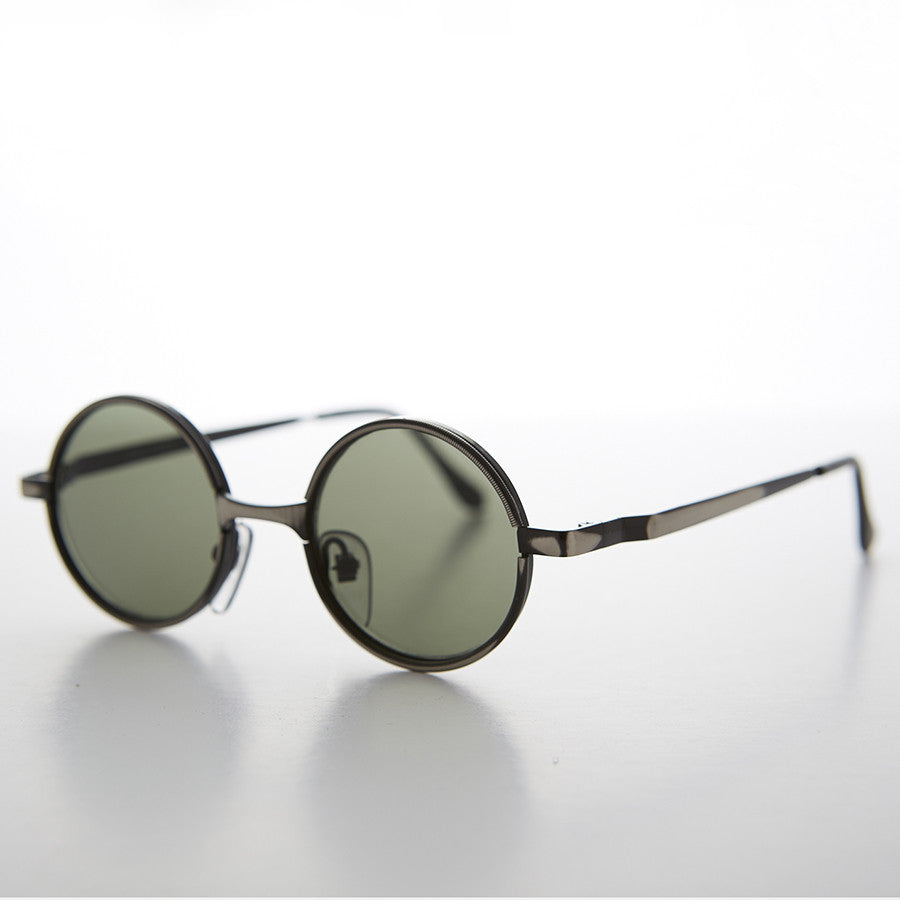 Round Metal Punk Hippie Vintage Steampunk Sunglass - Merlin 2