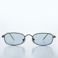 Rectangular Sunglass with Tinted Lenses - Mills
