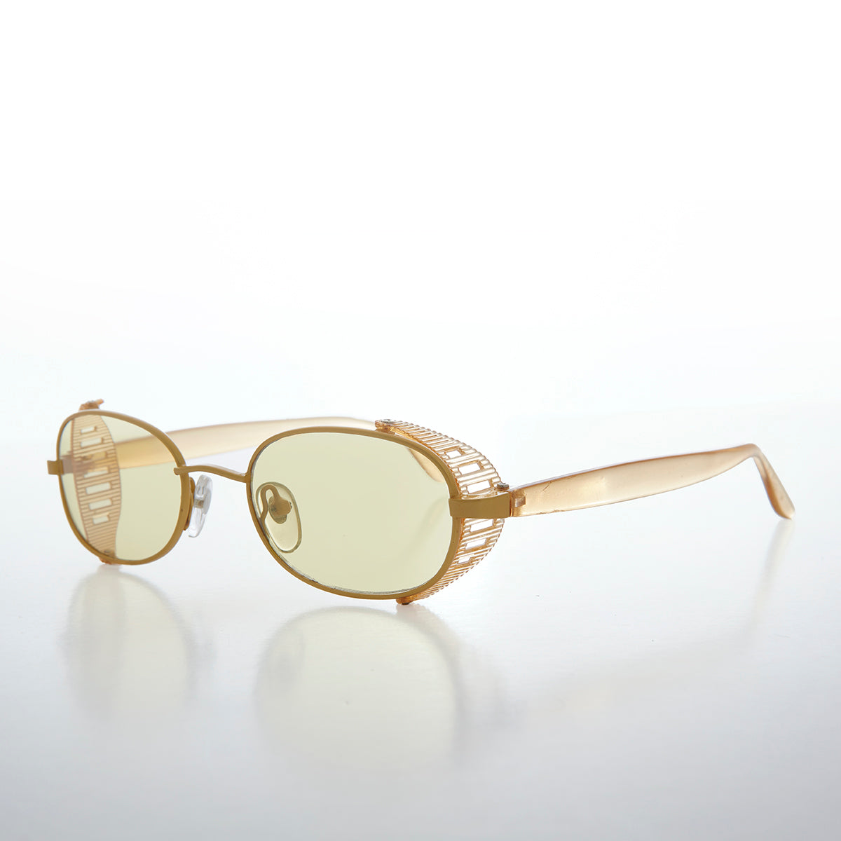 Cyber Punk Oval Vintage Sunglass - Mystery