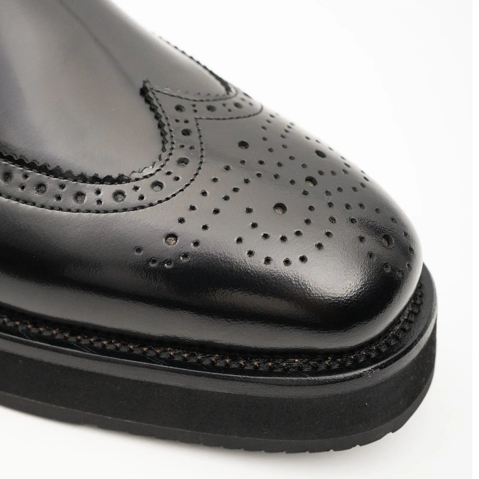 Men's Black Leather Loafers