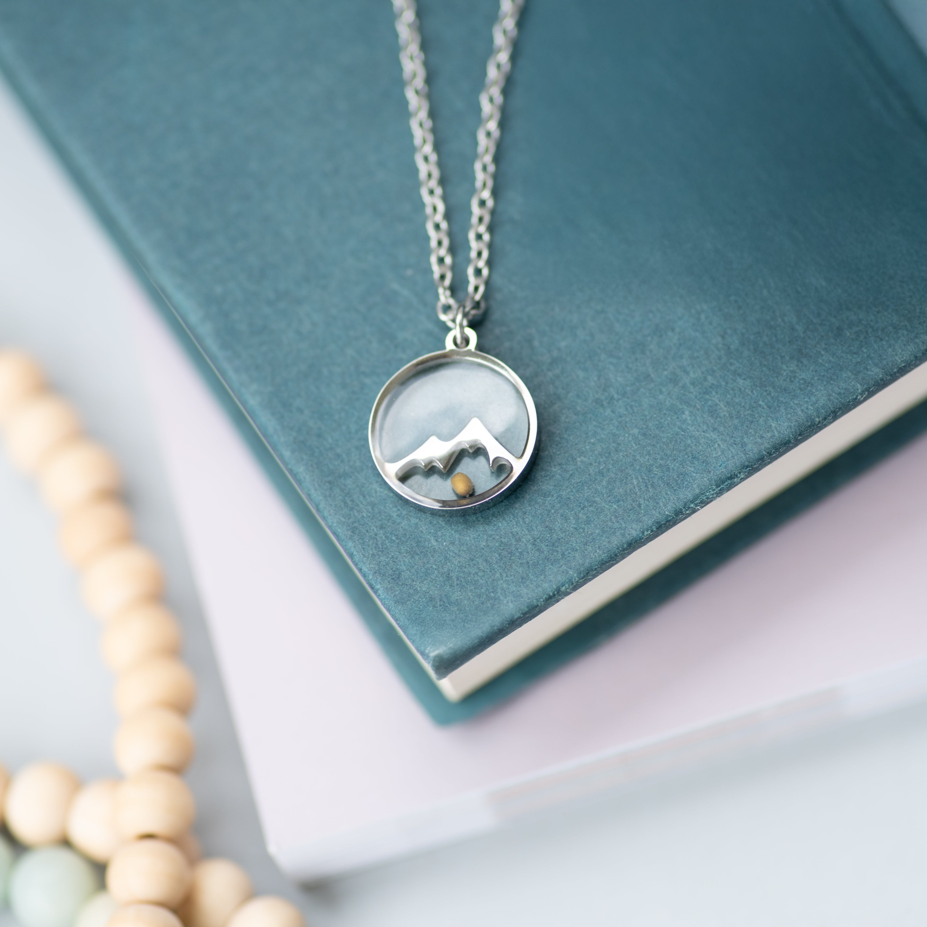 Mustard Seed Mountain Necklace