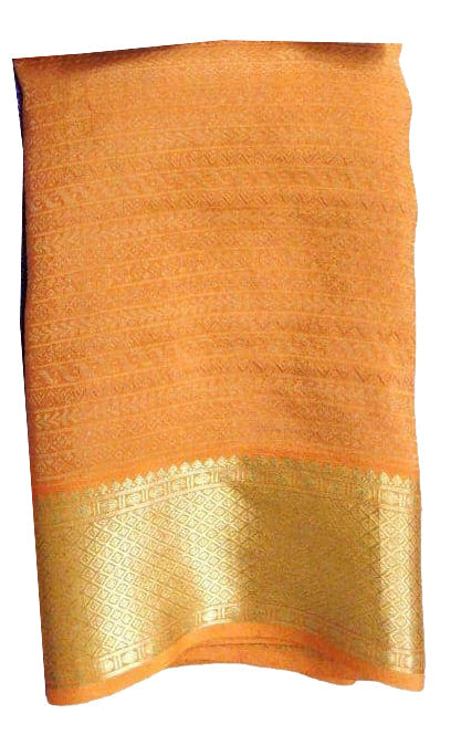 Brocade pattern 100gm Thickness Mysoree Silk Saree