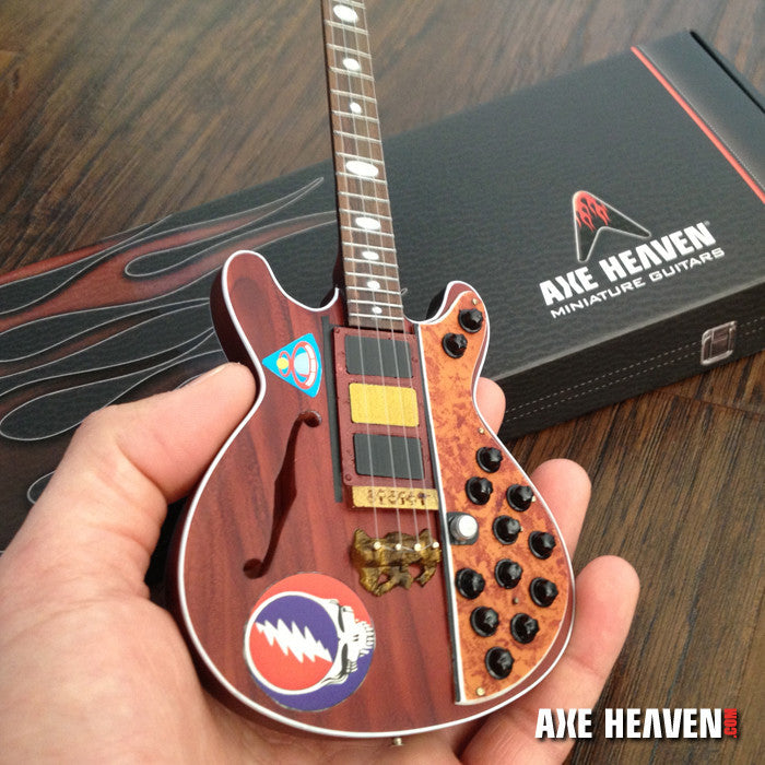 Jerry Garcia Top Hat & Phil Lesh Bass Mini Guitar Replica Collection