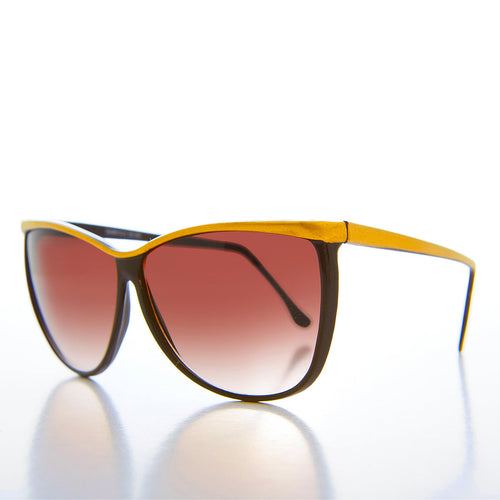 80s Women's Gradient Lens Vintage Sunglasses - Prissy