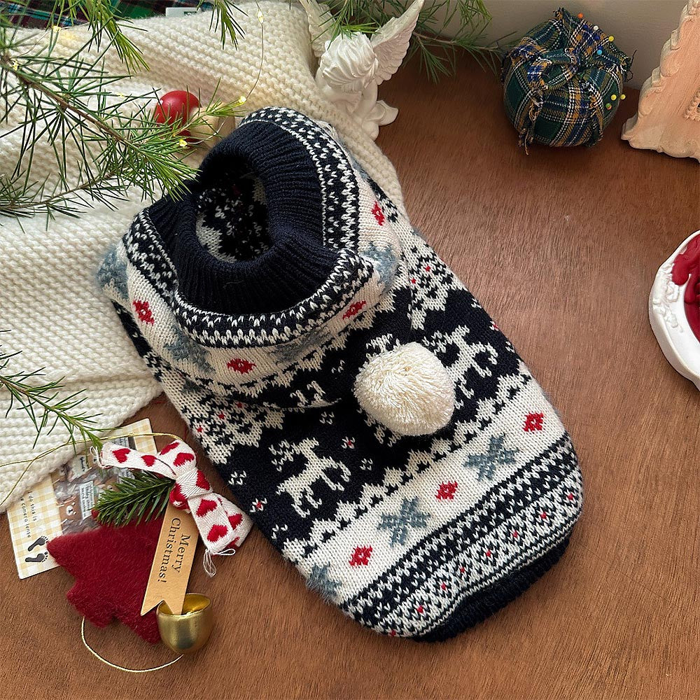 Pet Christmas Hooded Warm Sweater | NCS