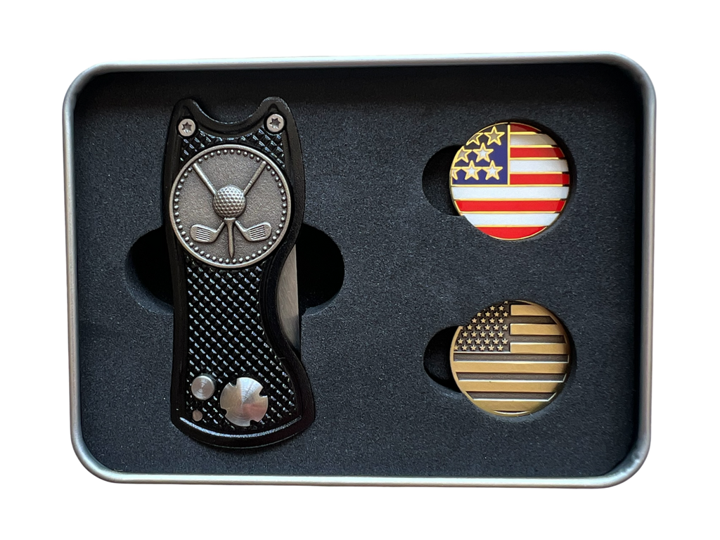 Divot Repair Tool USA Golf Set