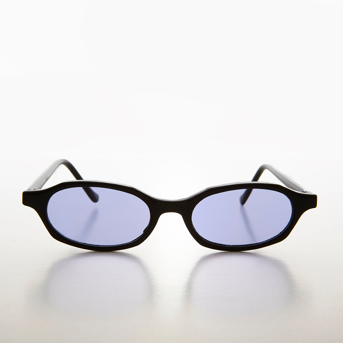 Slim Color Tinted Lens 90s Vintage Sunglass - Rio