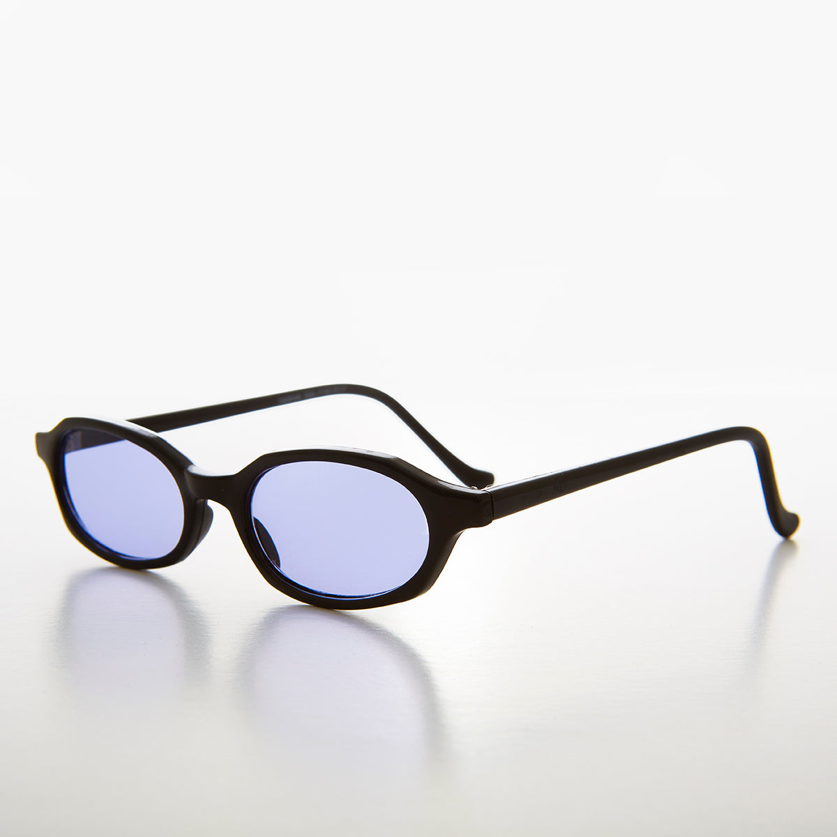 Slim Color Tinted Lens 90s Vintage Sunglass - Rio