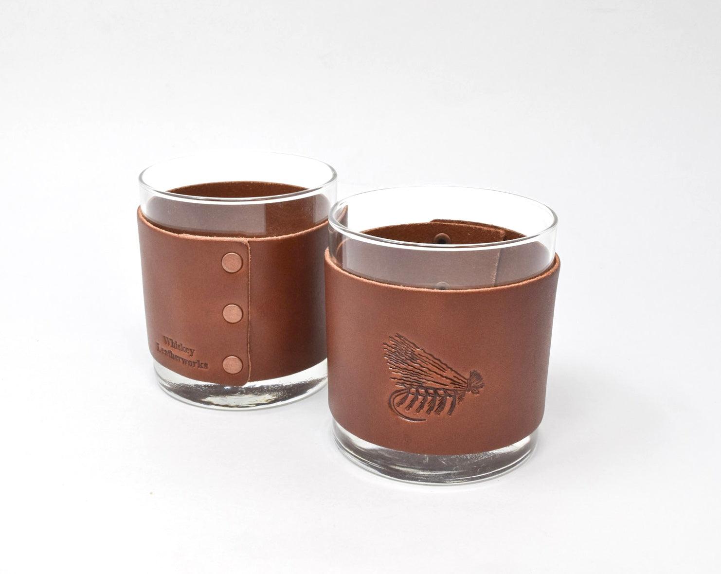 Fly Stamped Rocks Glasses