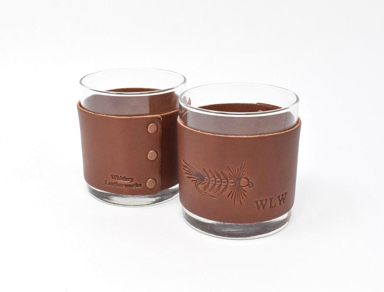 Fly Stamped Rocks Glasses