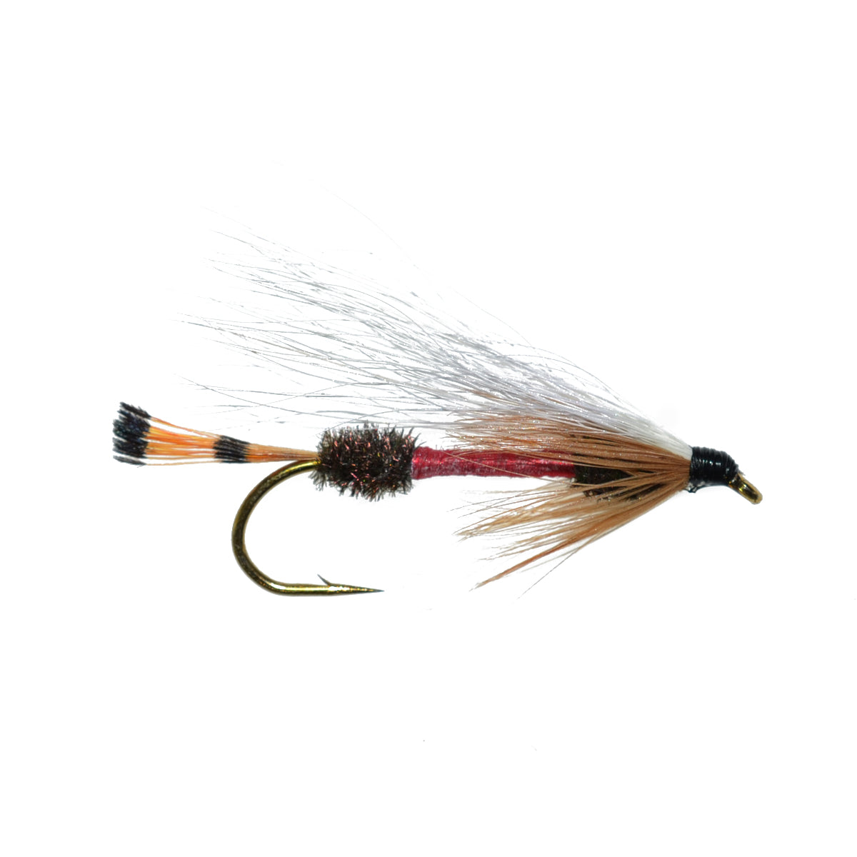 3 Pack Royal Coachman Bucktail Classic Streamer Flies - Hook Size 4